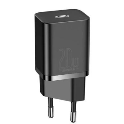 Baseus CCSUP-B01 Super Si Quick Nabíječka USB-C 20W Black 6953156229990