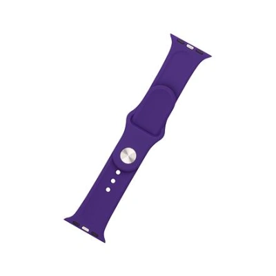 FIXED Silicone Strap Set for Apple Watch 38/40/41 mm, dark purple FIXSST-436-DRPU