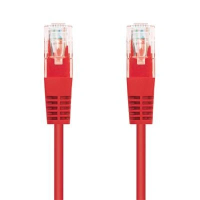 Kabel C-TECH patchcord Cat5e, UTP, červený, 5m CB-PP5-5R