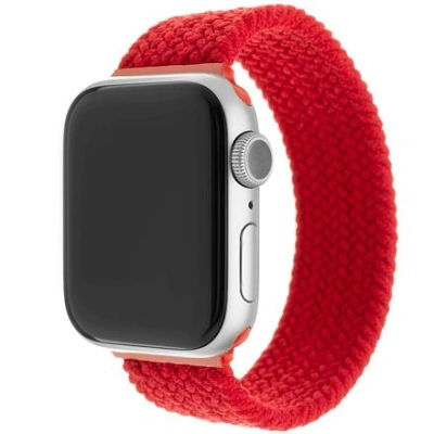 FIXED Elastic Nylon Strap for Apple Watch 38/40/41mm, size L, red FIXENST-436-L-RD