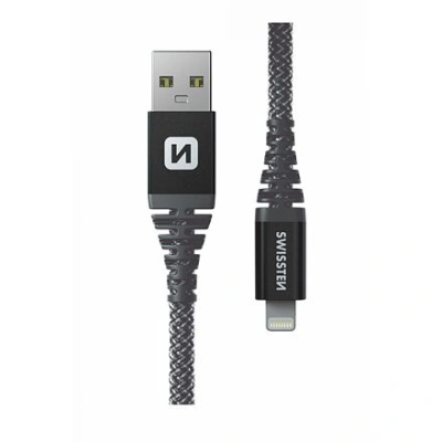 DATA CABLE SWISSTEN KEVLAR USB / LIGHTNING 1.5 M ANTRACIT 71543010