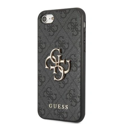 Guess PU 4G Metal Logo Zadní Kryt pro iPhone 7/8/SE2020/SE2022 Grey GUHCI84GMGGR