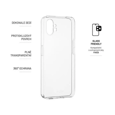 FIXED TPU Gel Case for Nothing phone (1), clear FIXTCC-1005