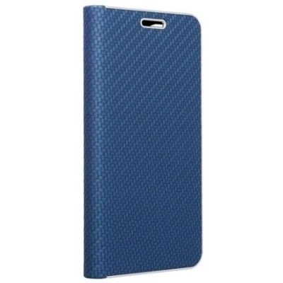 Forcell Luna Book Carbon for Samsung Galaxy A22 LTE Blue