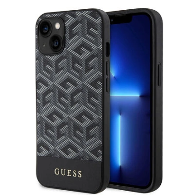 Guess PU G Cube MagSafe Zadní Kryt pro iPhone 15 Black GUHMP15SHGCFSEK