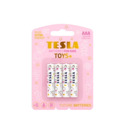 TESLA - baterie AAA TOYS GIRL, 4ks, LR03 11030421