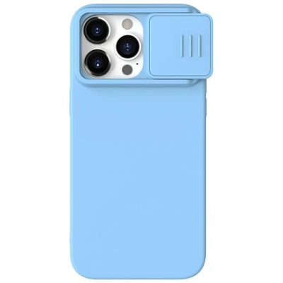 Nillkin CamShield Silky Silikonový Kryt pro Apple iPhone 15 Pro Max Blue Haze 57983118425