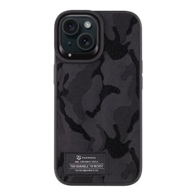 Tactical Camo Troop Kryt pro Apple iPhone 15 Black 57983115923