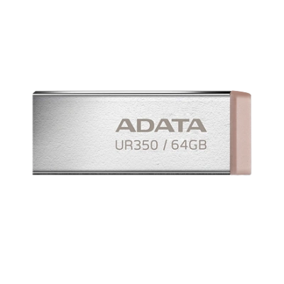ADATA UR350/64GB/USB 3.2/USB-A/Hnědá UR350-64G-RSR/BG