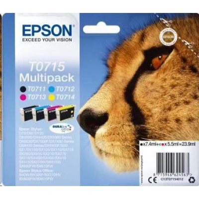 Epson Multipack 4-colours T0715 DURABrite UltraInk C13T07154012