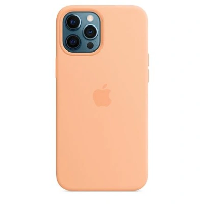 MK073ZE/A Apple Silikonový Kryt vč. Magsafe pro iPhone 12 Pro Max Cantaloupe MK073ZE/A