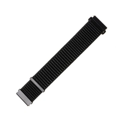 FIXED Nylon Strap for Smartwatch 22mm wide, black FIXNST-22MM-BK