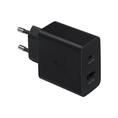 EP-TA220EBE Samsung Dual (USB-C,USB-A) 35W Cestovní nabíječka Black (OOB Bulk) GP-PTU022DYABQ