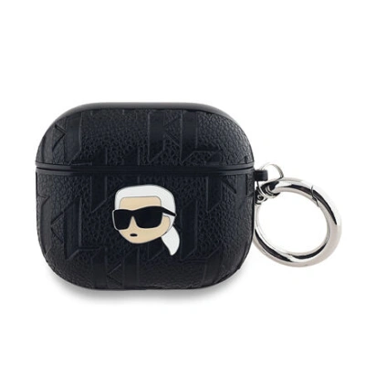 Karl Lagerfeld PU Embossed Karl Head Pouzdro pro AirPods Pro 2 Black KLAP2PGKIPK