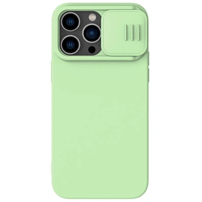 Nillkin CamShield Silky Magnetic Silikonový Kryt pro Apple iPhone 14 Pro Green 57983111807