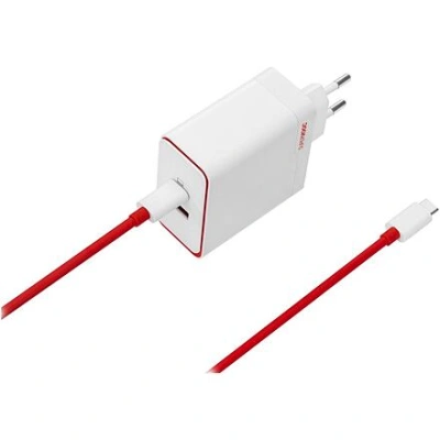 OnePlus SUPERVOOC 100W Dual USB-A/USB-C Cestovní Nabíječka White 5461100370