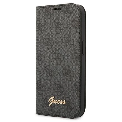 Guess PC/TPU 4G Metal Camera Outline Book Pouzdro pro iPhone 14 Pro Black GUBKP14LHG4SHK