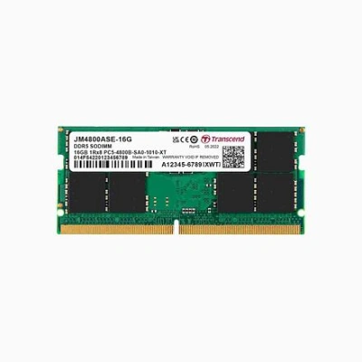 Transcend JetRam 16GB SODIMM DDR5 4800 1Rx8 2Gx8 CL40 JM4800ASE-16G