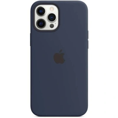 MHLD3ZM/A Apple Silikonový Kryt vč. Magsafe pro iPhone 12 Pro Max Deep Navy MHLD3ZM/A