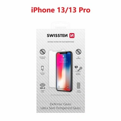 TEMPERED GLASS SWISSTEN FOR APPLE IPHONE 13/13 PRO RE 2,5D 74517909