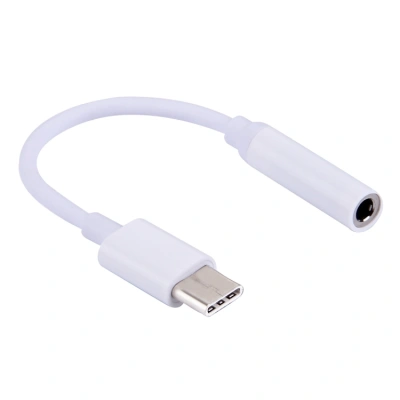 Single Redukce USB-C na 3.5mm jack - bílá